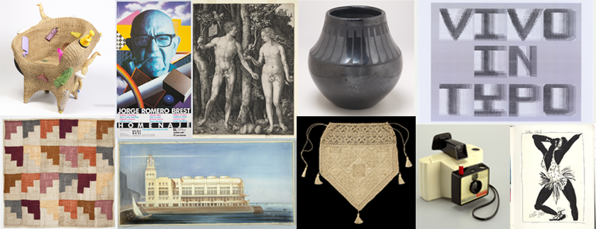 Composite image of items from the Cooper Hewitt collection